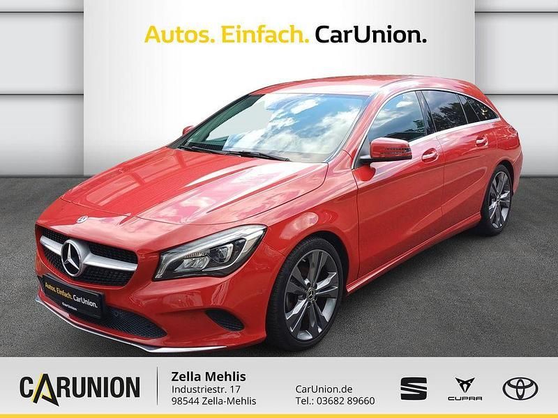 Rot Gebraucht 2018 Mercedes CLA180 Shooting Brake Kombi | 16.980 € (Fairer Preis) - Bild 1/4