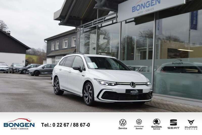 Pure white (weiß) Gebraucht 2023 VW Golf VIII R-line Kombi | 30.990 € (Fairer Preis) - Bild 1/4