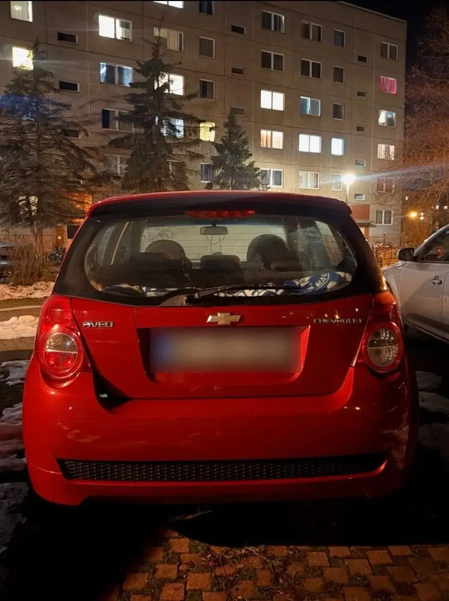 Brugt Chevrolet Aveo 101 HK (74 kW) 2009 Rød Hatchback