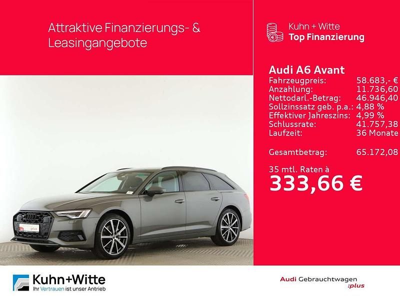 Chronosgrau metallic Gebraucht 2025 Audi A6 Advanced Plus Kombi | 58.683 € (Superpreis) - Bild 1/3