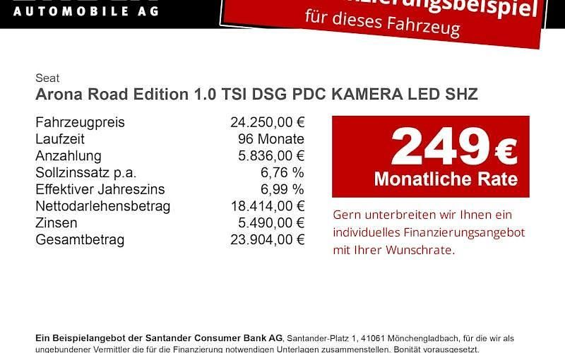 Neu Seat Arona 116 PS (85 kW) 2025 Weiß SUV