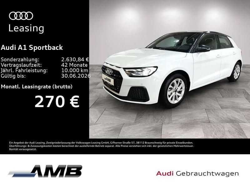 Gebraucht Audi A1 Advanced Plus 95 PS (69 kW) 2025 Gletscherweiß metallic manhatt SUV