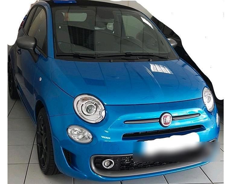 Blau Gebraucht 2018 Fiat 500 Sport Cabrio | 9.000 € (Fairer Preis) - Bild 1/4