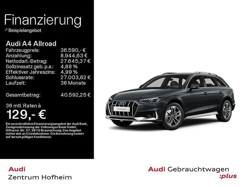 Manhattangrau metallic Gebraucht 2024 Audi A4 Allroad Sport Kombi | 36.590 € (Guter Preis) - Bild 1/4