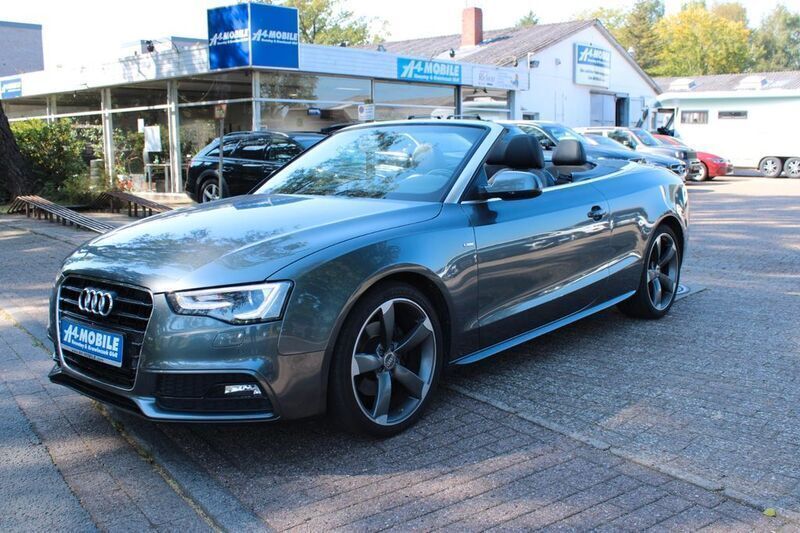 Grau Gebraucht 2015 Audi A5 Cabriolet S-Line Cabrio | 15.999 € (Fairer Preis) - Bild 1/4