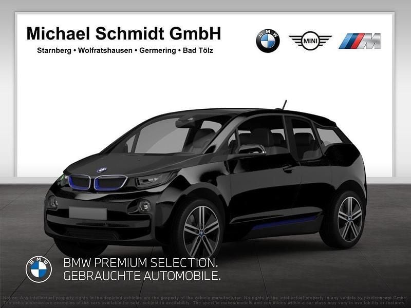 Fluid black mit akzent bmw i blau Gebraucht 2021 BMW i3 Kleinwagen | 18.990 € (Guter Preis) - Bild 1/4