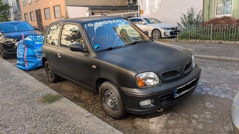Schwarz Gebraucht 2001 Nissan Micra Kleinwagen | 600 € (Guter Preis) - Bild 1/4