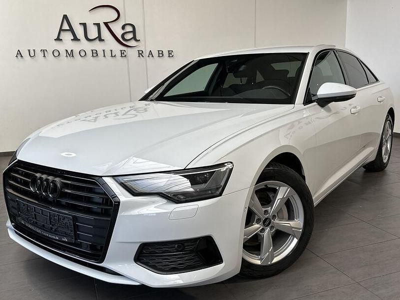 Gletscherweiã Gebraucht 2023 Audi A6 Sport Limousine | 30.749 € (Superpreis) - Bild 1/4