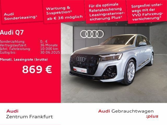 Satellitsilber metallic Gebraucht 2024 Audi Q7 S-Line SUV | 78.230 € (Etwas zu teuer) - Bild 1/2