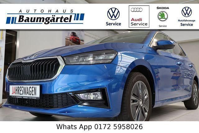 Blau Gebraucht 2024 Skoda Fabia Style Kleinwagen | 19.990 € (Fairer Preis) - Bild 1/4