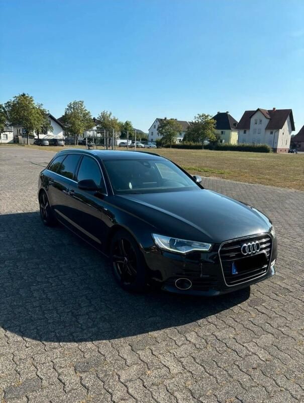 Schwarz Gebraucht 2012 Audi A6 S-Line Kombi | 9.350 € (Superpreis) - Bild 1/4