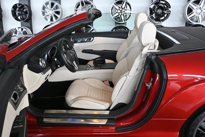 Gebraucht Mercedes SL400 333 PS (244 kW) 2015 Rot designo hyazinthrot metall Cabrio