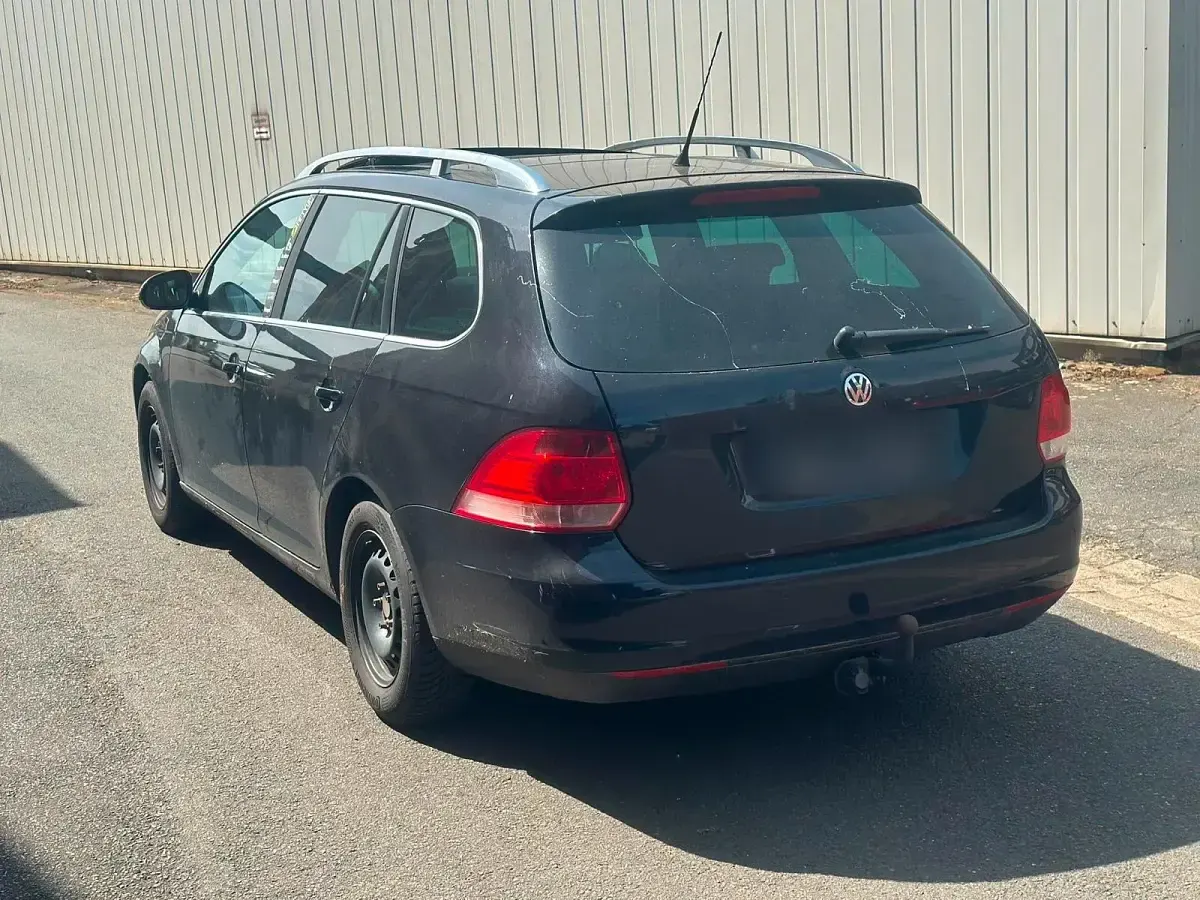 Gebraucht VW Golf VI 2008 Schwarz Kleinwagen