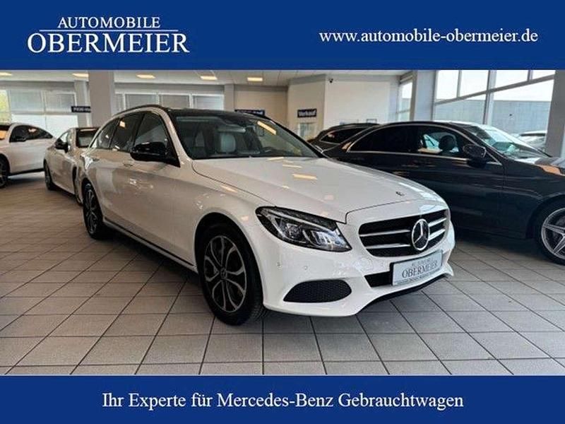 Gebraucht Mercedes C250 Night 211 PS (155 kW) 2017 Weiß (polarweiss) Kombi