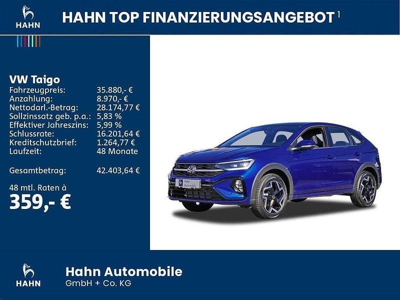 Gebraucht VW Taigo R-line 150 PS (110 kW) 2025 Reef blue metallic SUV