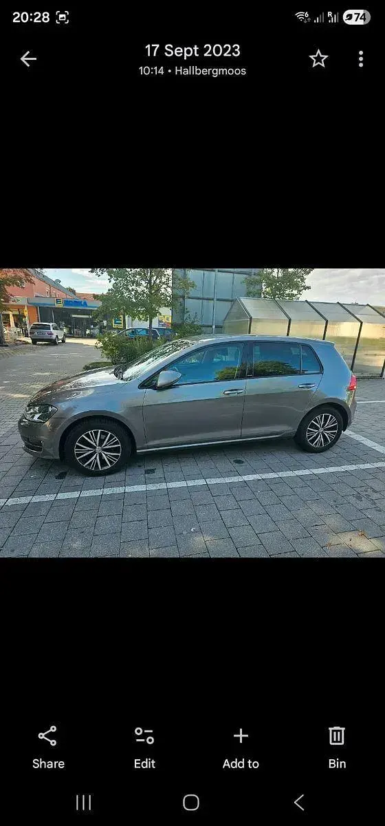 Gebraucht VW Golf VII Allstar 110 PS (80 kW) 2016 Grau Limousine