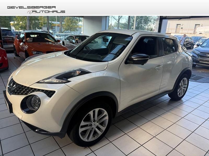 Weiß Gebraucht 2015 Nissan Juke Acenta SUV | 9.980 € (Fairer Preis) - Bild 1/4
