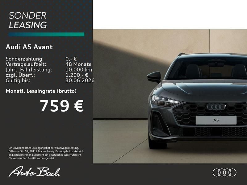 Nouvelle Audi A5 S-Line 367 ch (269 kW) 2026 Gris Break