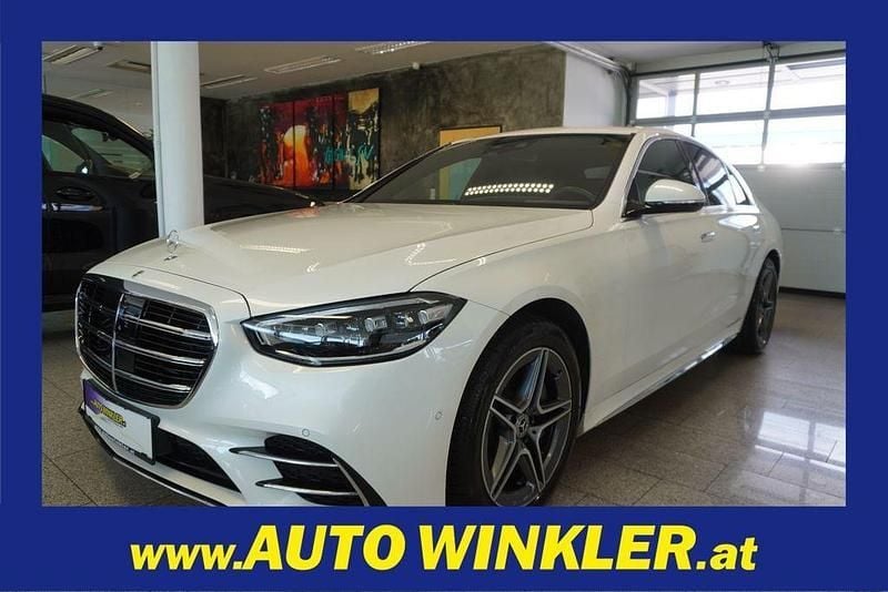 Weiß Gebraucht 2021 Mercedes S450 AMG line Limousine | 74.880 € (Fairer Preis) - Bild 1/4