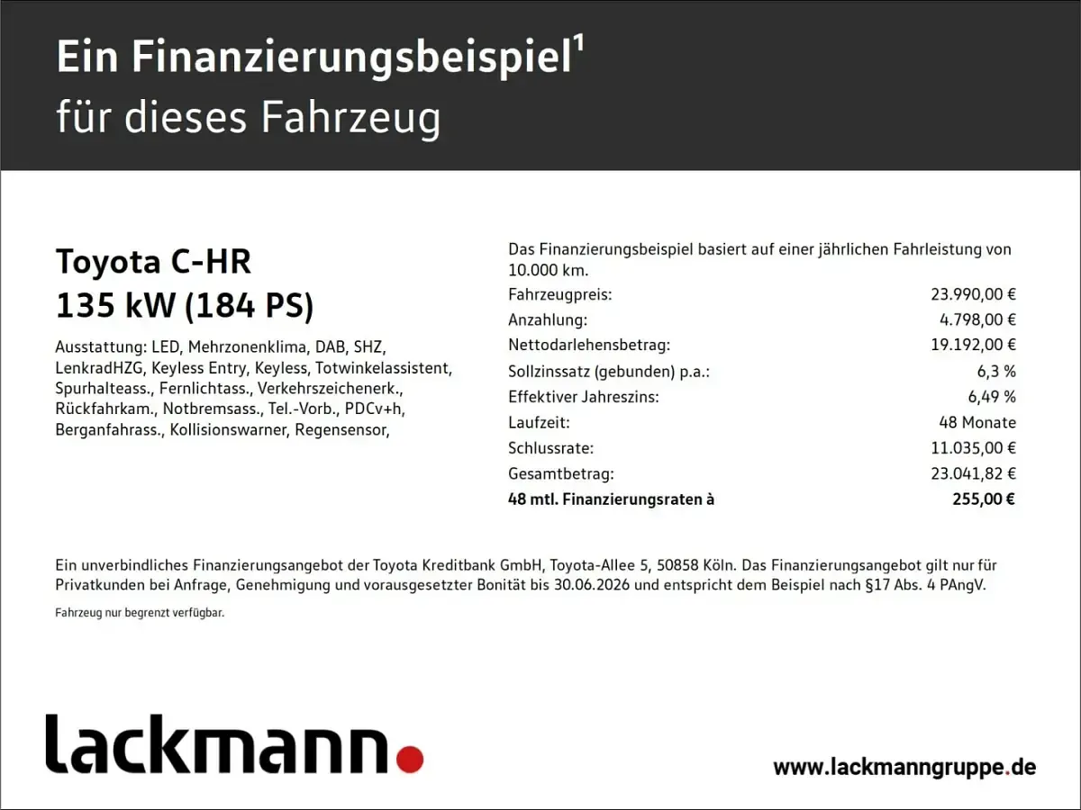 Gebraucht Toyota C-HR Team 184 PS (135 kW) 2021 SUV