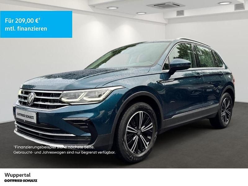 Blau Gebraucht 2022 VW Tiguan Elegance SUV | 26.890 € (Superpreis) - Bild 1/4