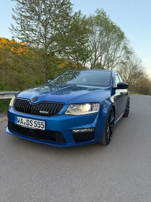 Gebraucht Skoda Octavia RS 184 PS (135 kW) 2015 Blau Kombi