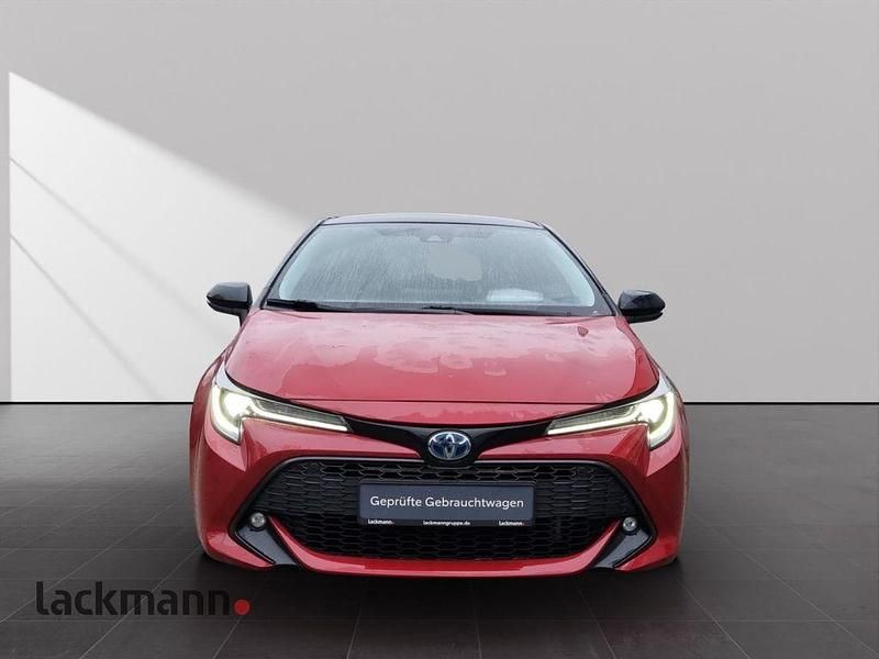 Gebraucht Toyota Corolla 122 PS (89 kW) 2020 3u5)/ black mica (209) (rot Limousine