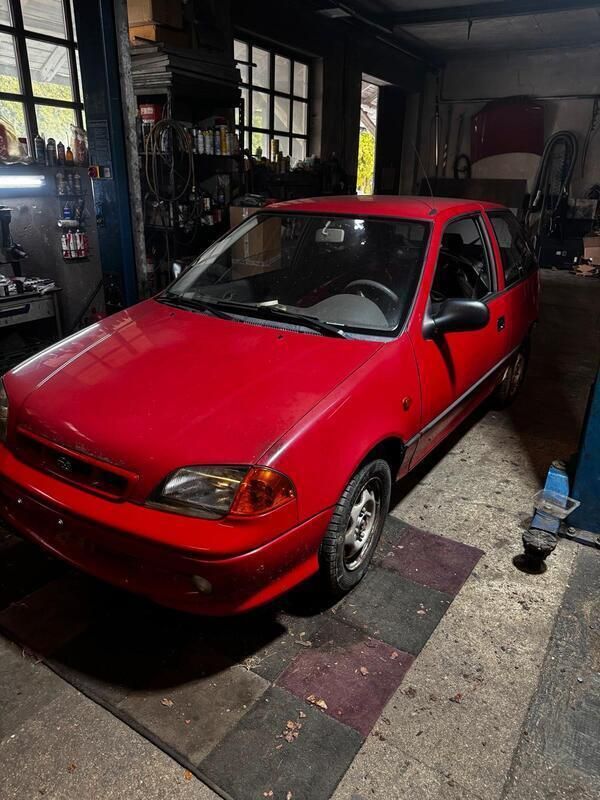 Rot Gebraucht 1994 Subaru Justy Kleinwagen | 500 € - Bild 1/4