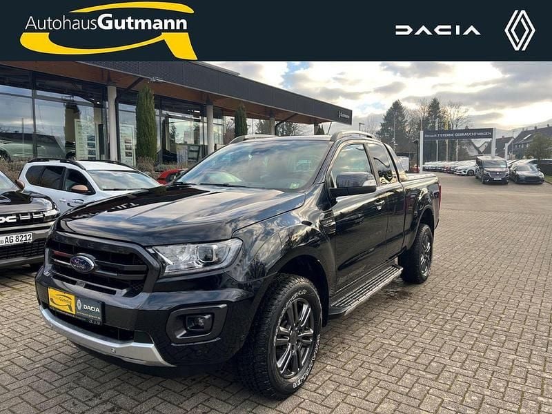 Obsidianschwarz metallic Gebraucht 2021 Ford Ranger Wildtrack Abholung | 36.990 € (Guter Preis) - Bild 1/4
