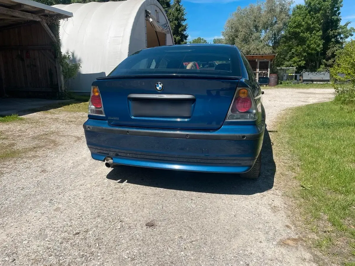 Gebraucht BMW 316 Compact 2002 Blau Kleinwagen