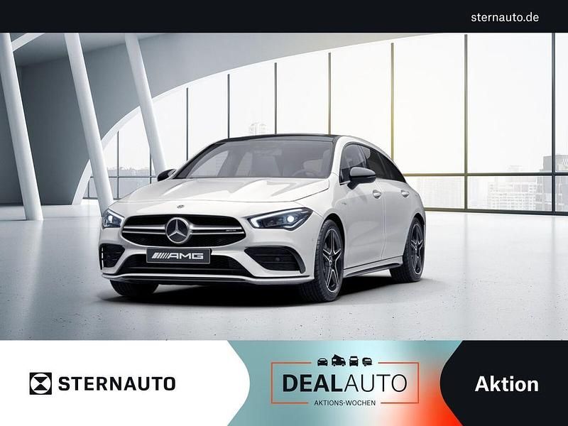 Unilack polarweiß Gebraucht 2021 Mercedes CLA35 AMG AMG Limousine | 39.990 € (Fairer Preis) - Bild 1/4