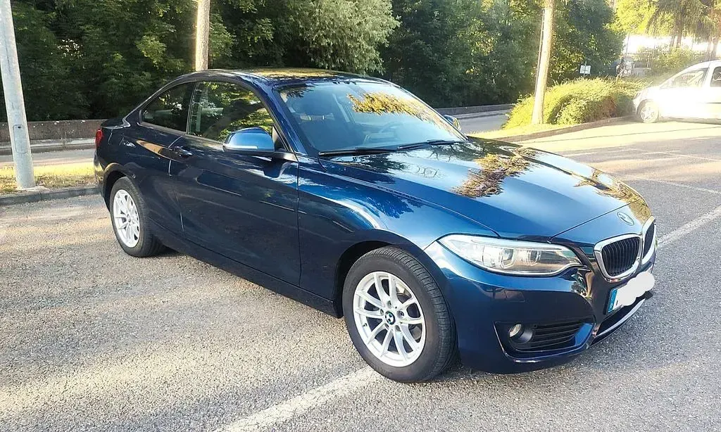 Gebraucht BMW 218 Comfort Edition 150 PS (110 kW) 2017 Blau Coupé