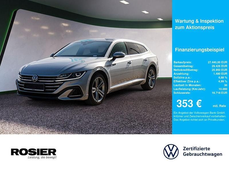 Gebraucht VW Arteon R-line 200 PS (147 kW) 2021 Silber / pyrit silber Kombi