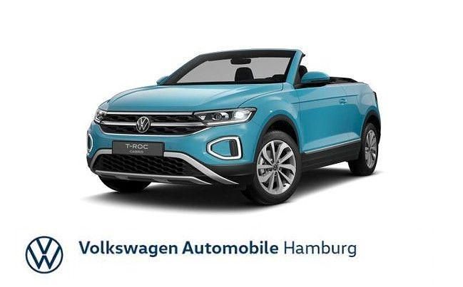 Blau Neu 2025 VW T-Roc Cabriolet Style Cabrio | 55.950 € - Bild 1/4
