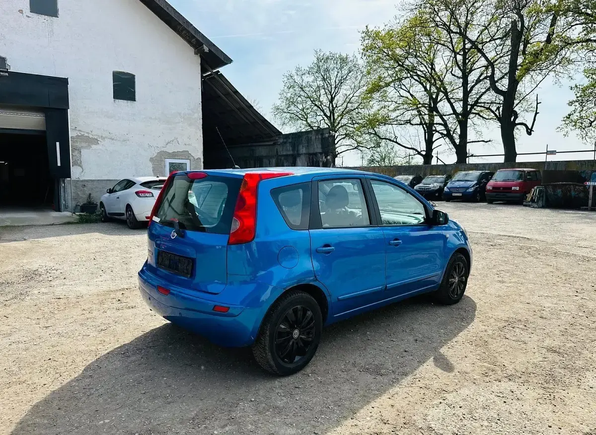 Gebraucht Nissan Note Acenta 88 PS (64 kW) 2008 Blau Kleinwagen