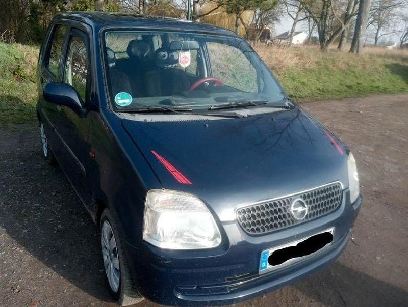 Gebraucht Opel Agila 58 PS (42 kW) 2001 Blau Van / Kleinbus