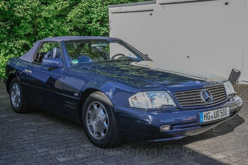 Gebraucht Mercedes SL500 320 PS (235 kW) 1995 Blau Cabrio