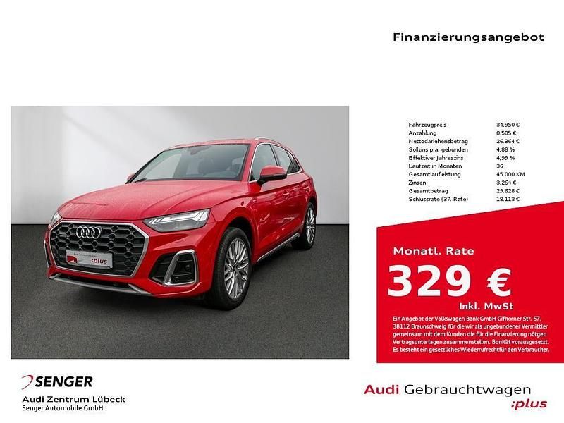 Individuallackierungen audi exclusive Gebraucht 2021 Audi Q5 S-Line SUV | 34.950 € (Superpreis) - Bild 1/4