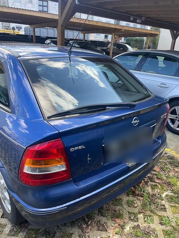 Gebraucht Opel Astra 84 PS (61 kW) 2002 Blau Coupé