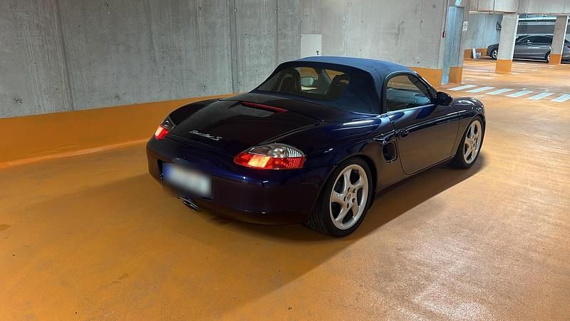 Usado Porsche Boxster S 250 CV (183 kW) 2001 Azul Descapotable