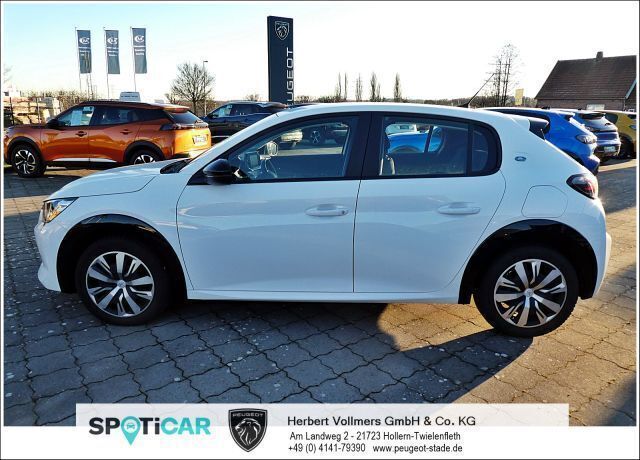 Schneeweiß Gebraucht 2022 Peugeot e-208 Active Kleinwagen | 15.950 € (Fairer Preis) - Bild 1/4