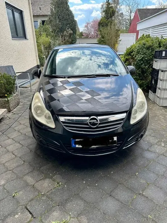 Gebraucht Opel Corsa 80 PS (58 kW) 2008 Schwarz Kleinwagen