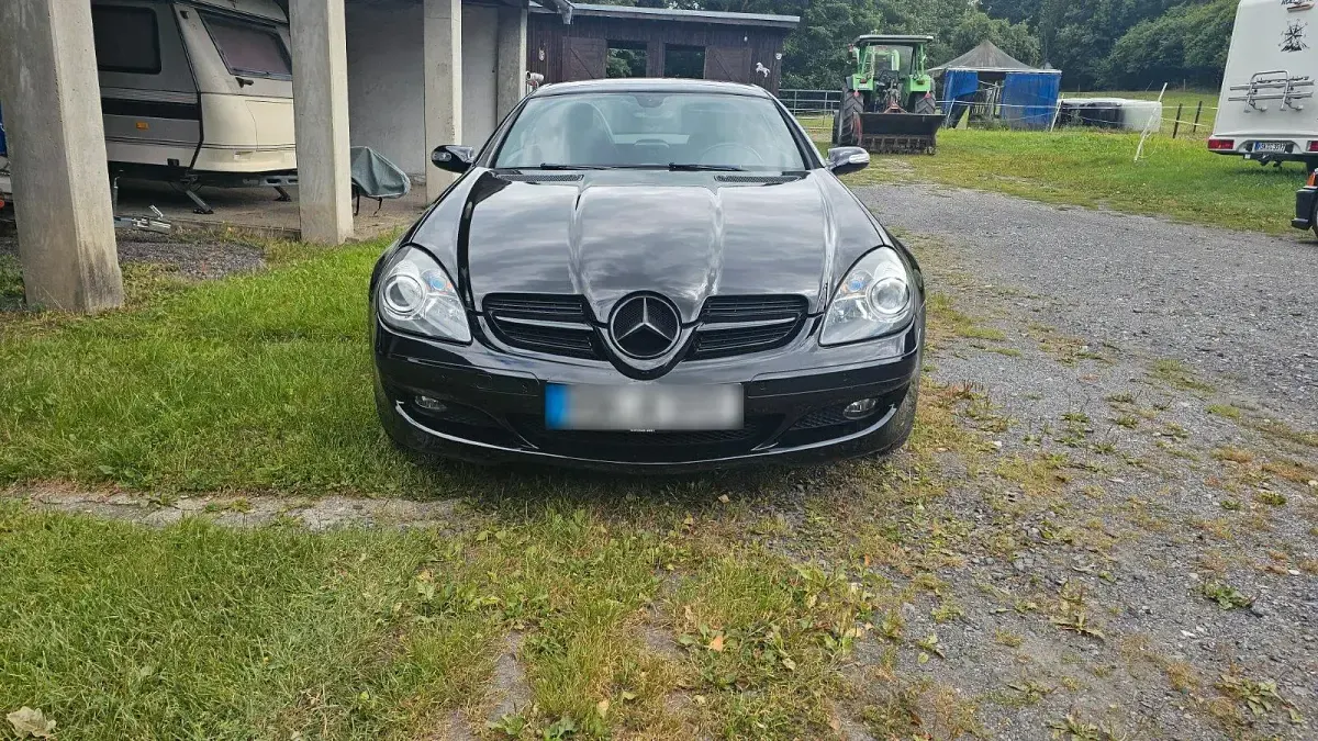 Gebraucht Mercedes SLK200 163 PS (119 kW) 2007 Schwarz Cabrio
