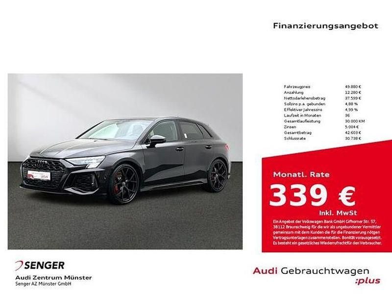 Gebraucht Audi RS3 Sportback Ambiente 400 PS (294 kW) 2023 Mythosschwarz metallic Kleinwagen