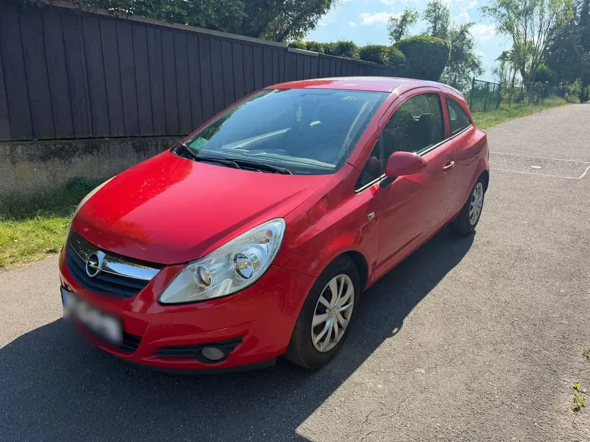 Gebraucht Opel Corsa 60 PS (44 kW) 2008 Rot Kleinwagen