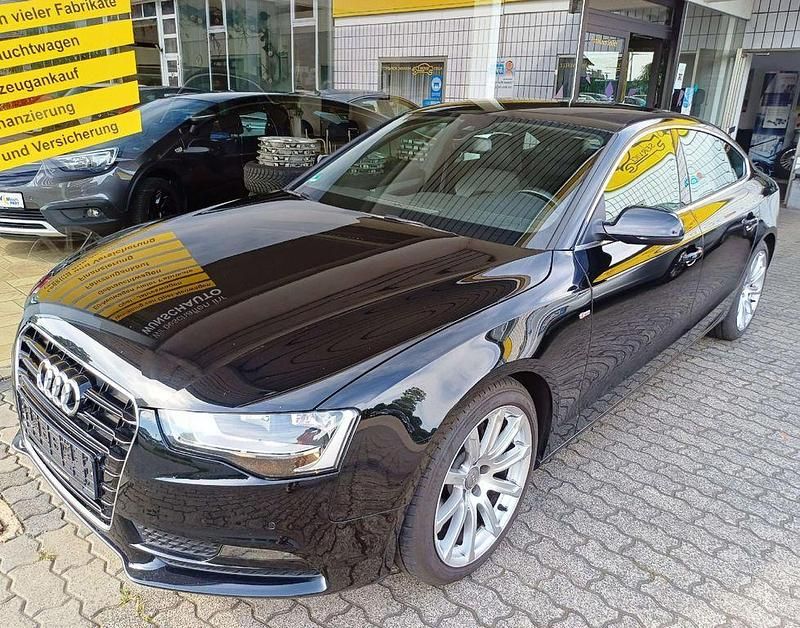 Brillantschwarz Gebraucht 2015 Audi A5 Sportback S-Line Limousine | 13.250 € (Fairer Preis) - Bild 1/4