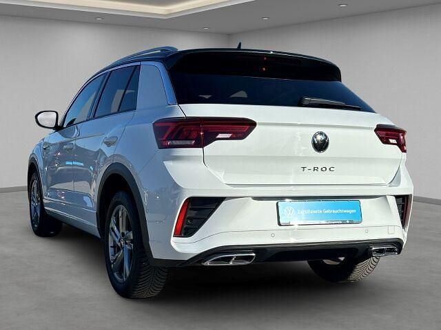 Gebraucht VW T-Roc R-line 150 PS (110 kW) 2024 Schwarz (titanschwarzanthrazit / titanschwarz / schwarz) SUV
