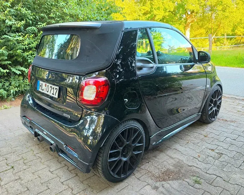 Gebraucht Smart ForTwo Cabrio Brabus 109 PS (80 kW) 2016 Schwarz Cabrio
