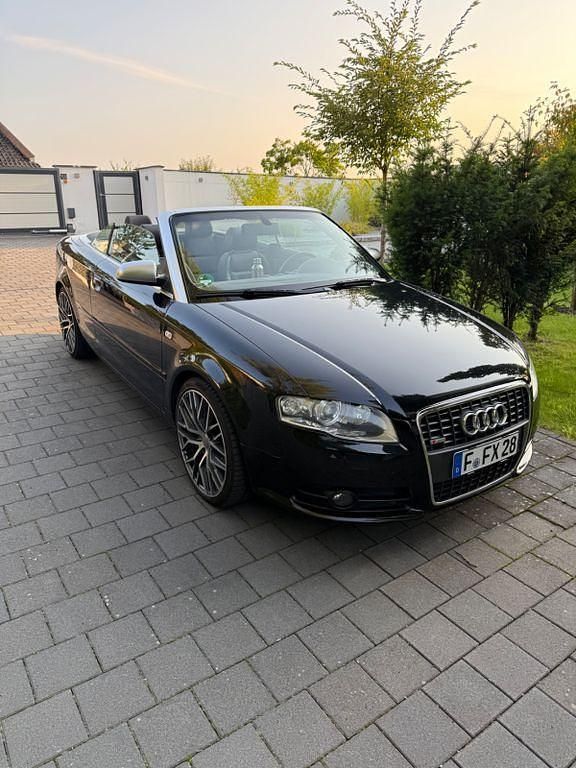 Schwarz Gebraucht 2009 Audi A4 Cabriolet Cabrio | 7.900 € (Fairer Preis) - Bild 1/4