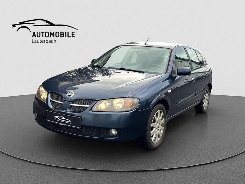 Blau Gebraucht 2005 Nissan Almera Acenta+ Limousine | 550 € - Bild 1/4